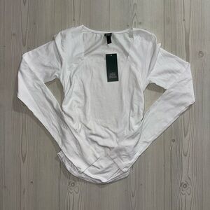 wild fable White Long-Sleeve Women's Top